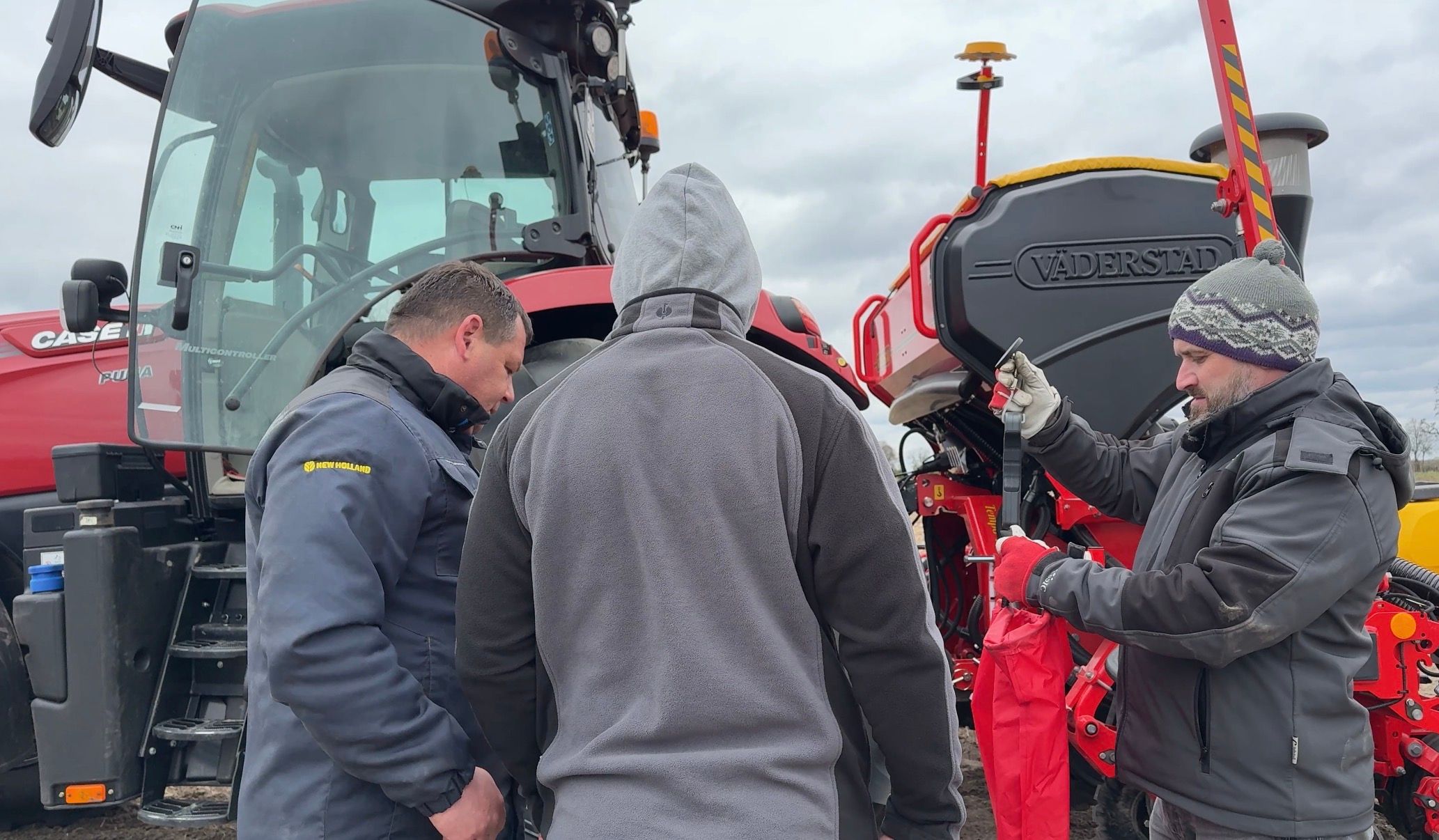 Siewnik Väderstad Tempo - pierwsze uruchomienie pod nawigacje