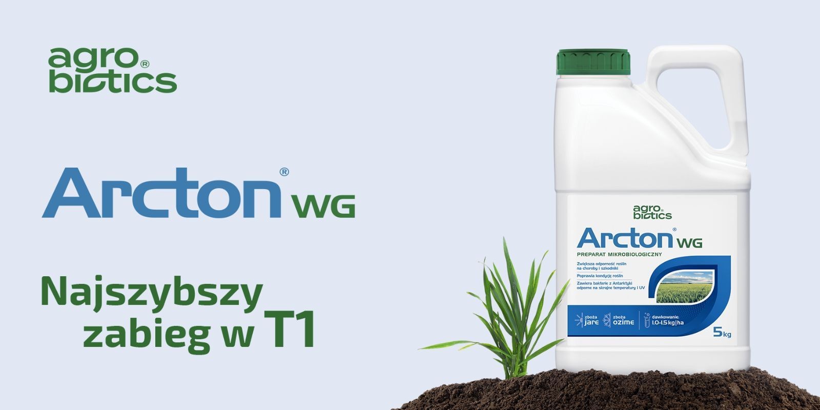 Arcton WG - najszybszy zabieg w T1 w zbożach