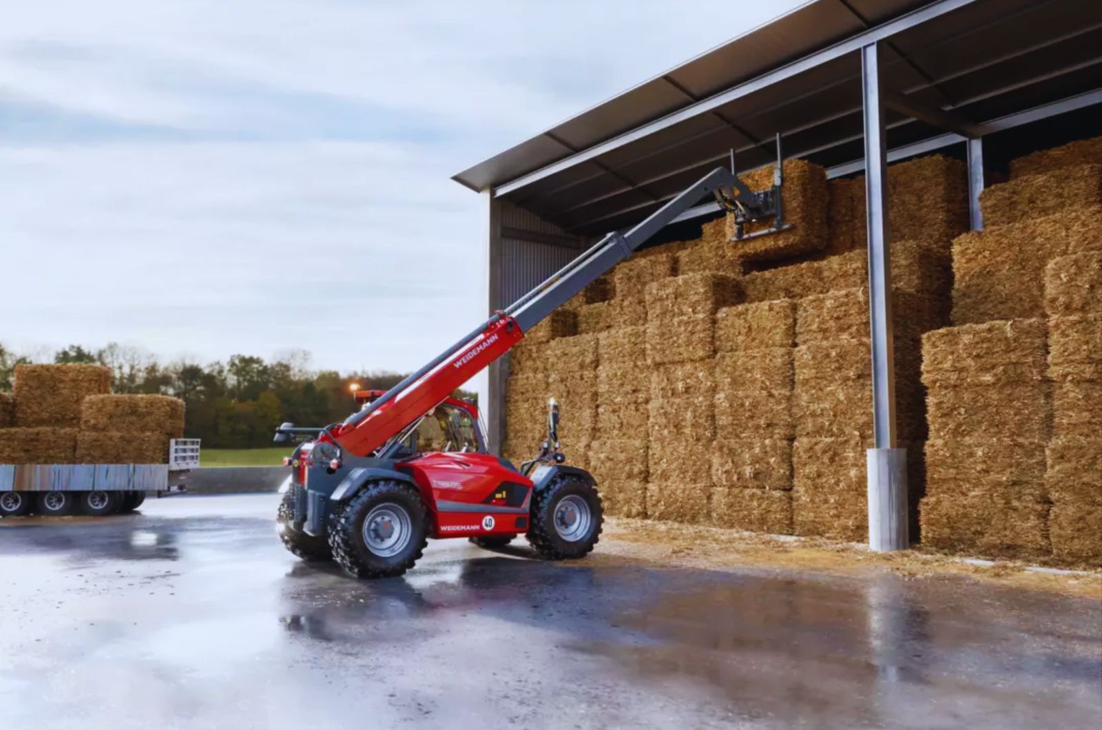 Potężna i kompaktowa ładowarki rolnicze Weidemann