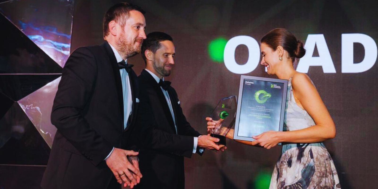 Wyróżnienie od Deloitte odebrała Katarzyna Osadkowska