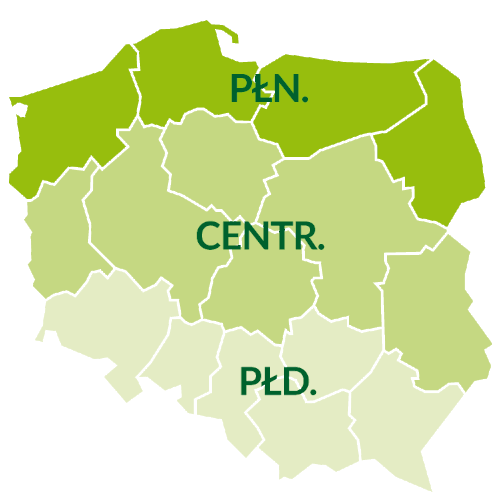 soja mapa plonowania regiony Osadkowski